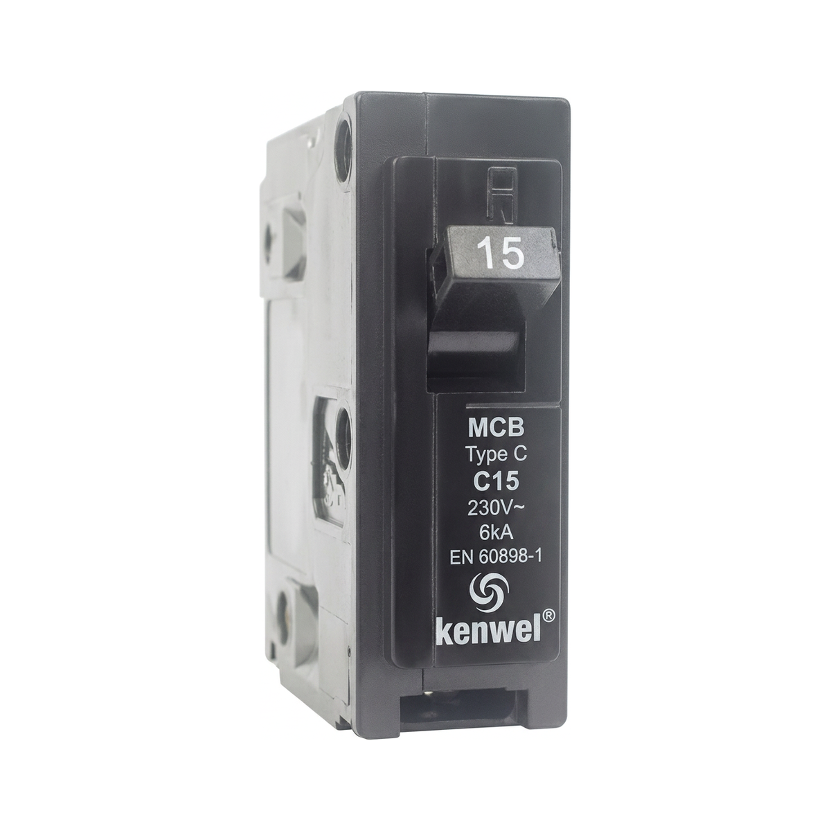 Kenwel KMCB Black 1P — Miniature Circuit Breaker mcb supplied by Graystone General Trading in Abu Dhabi, UAE