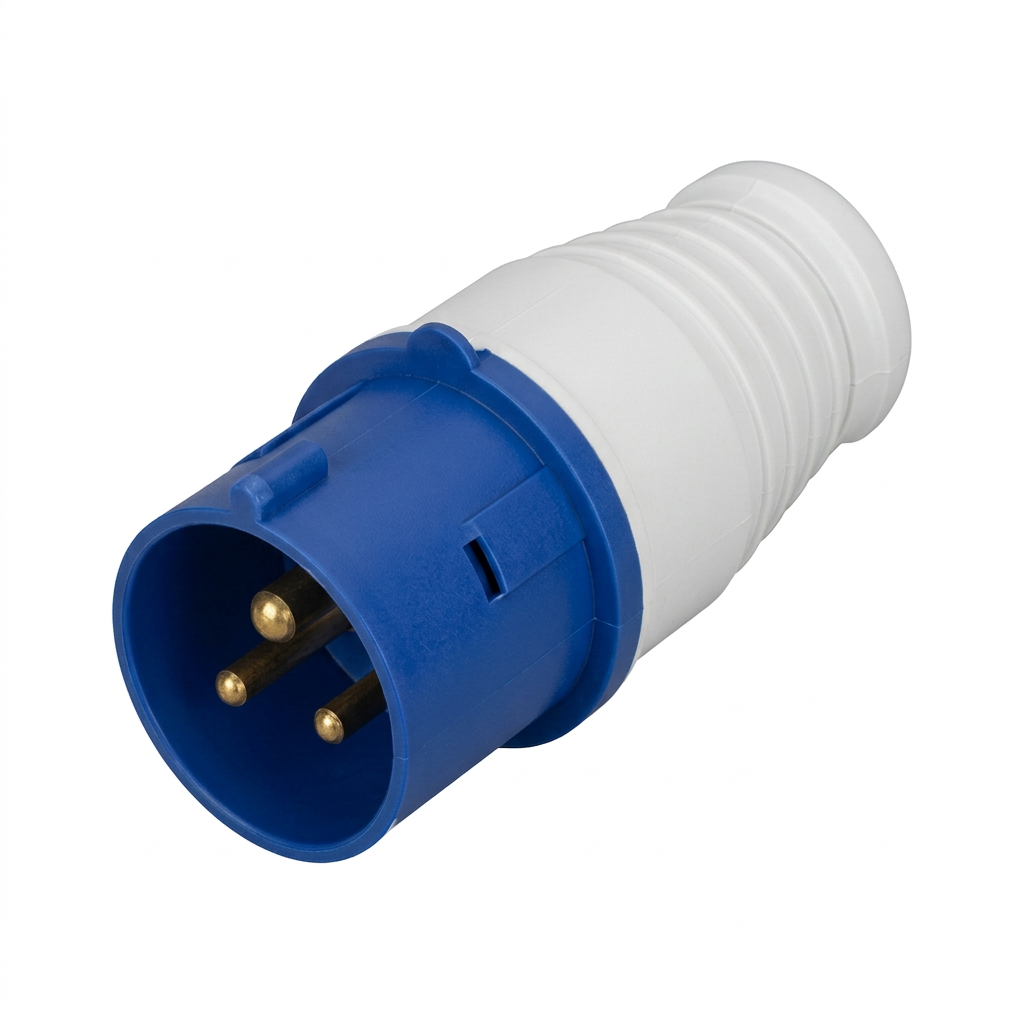Speedo S-01x Industrial Plug — Blue industrial plugs & sockets supplied by Graystone General Trading in Abu Dhabi, UAE