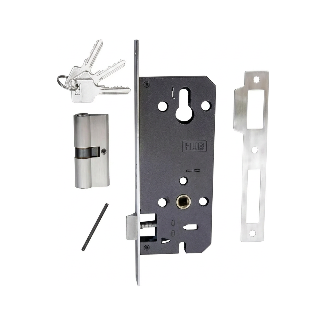 Hukab HU-LB02 — LB Lock Body Series lock bodies & cylinders supplied by Graystone General Trading in Abu Dhabi, UAE