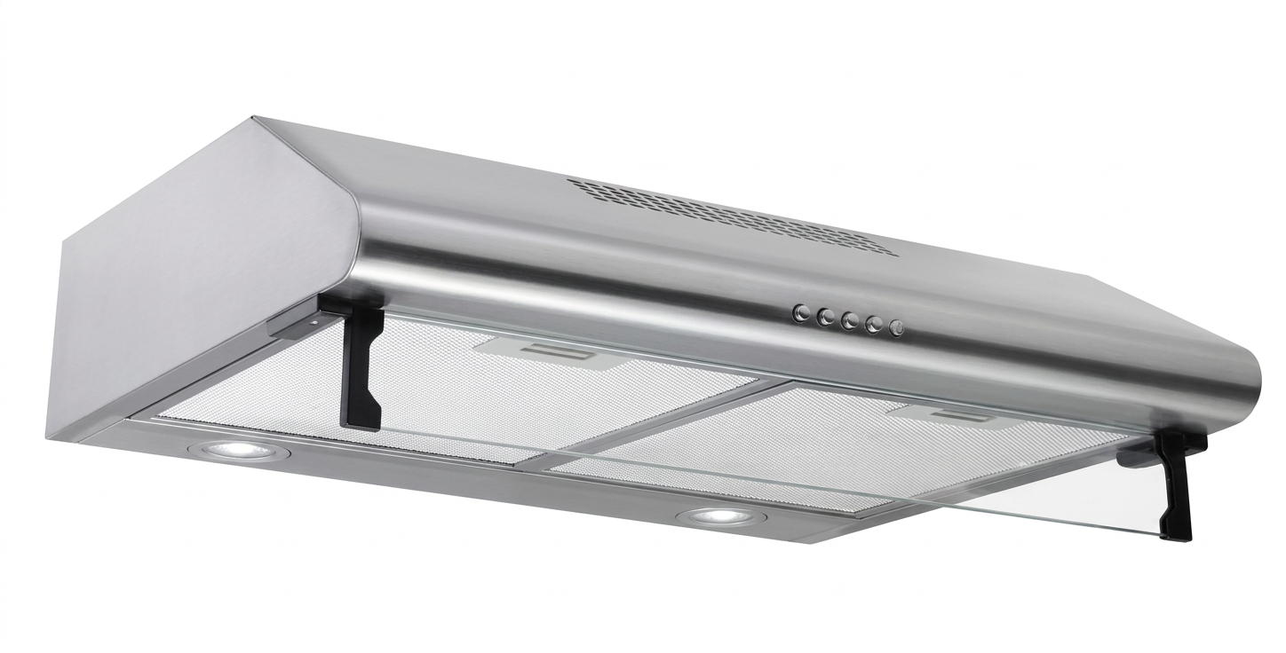 Acmilan ACM-KS Range Hood push button range hoods supplied by Graystone General Trading in Abu Dhabi, UAE