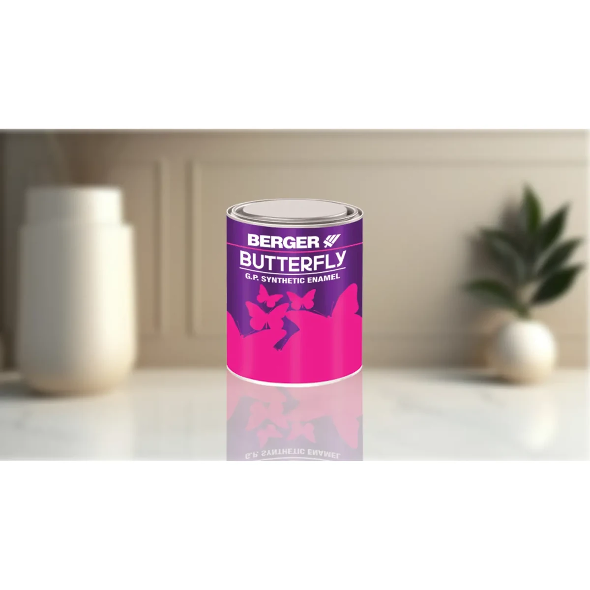 Berger Paints Butterfly GP Enamel enamels supplied by Graystone General Trading in Abu Dhabi, UAE