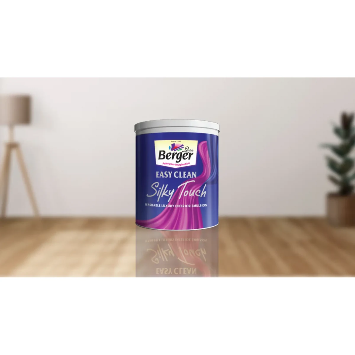 Berger Paints Easy Clean Silky Touch interior wall coatings supplied by Graystone General Trading in Abu Dhabi, UAE