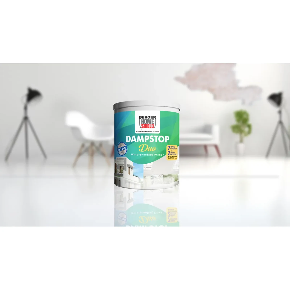 Berger Paints HomeShield Dampstop Duo water proofing supplied by Graystone General Trading in Abu Dhabi, UAE