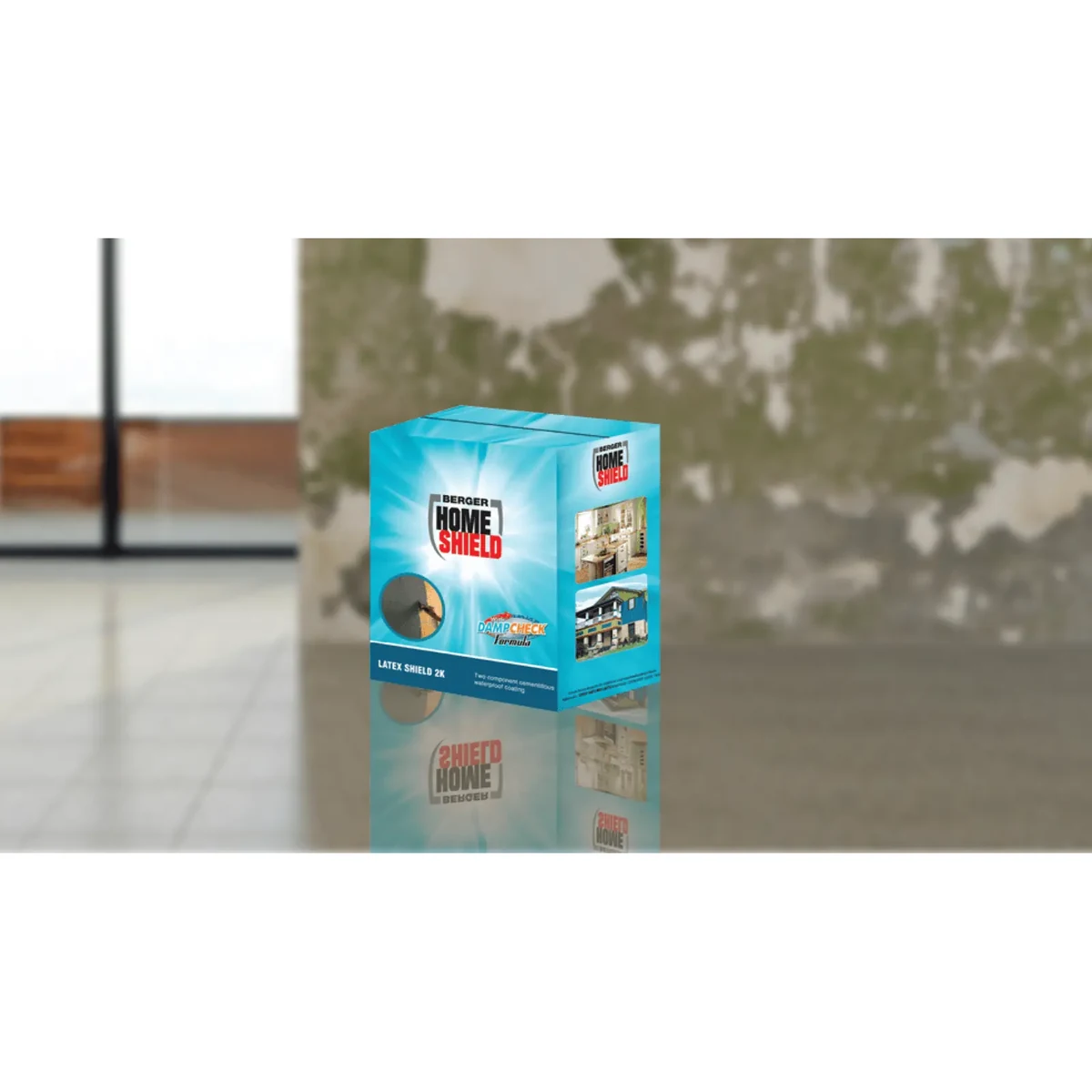Berger Paints HomeShield Latex Shield 2K water proofing supplied by Graystone General Trading in Abu Dhabi, UAE