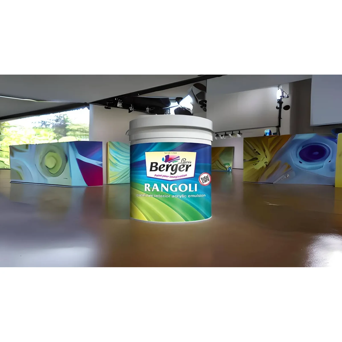 Berger Paints Rangoli Total Care interior wall coatings supplied by Graystone General Trading in Abu Dhabi, UAE