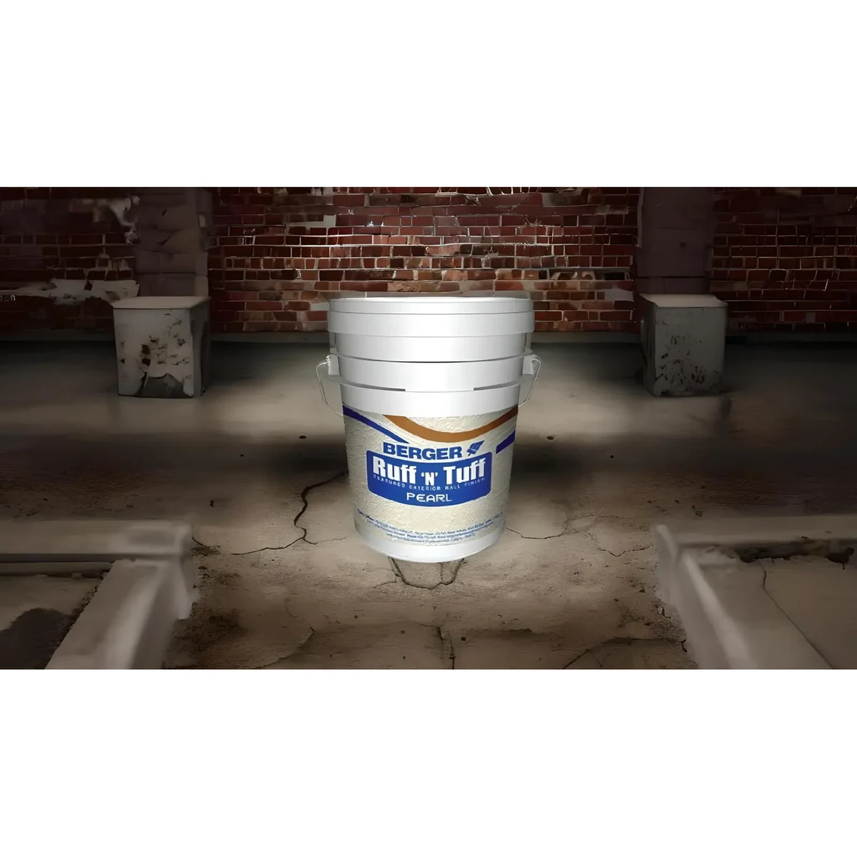 Berger Paints Ruff & Tuff Pearl exterior wall coatings supplied by Graystone General Trading in Abu Dhabi, UAE
