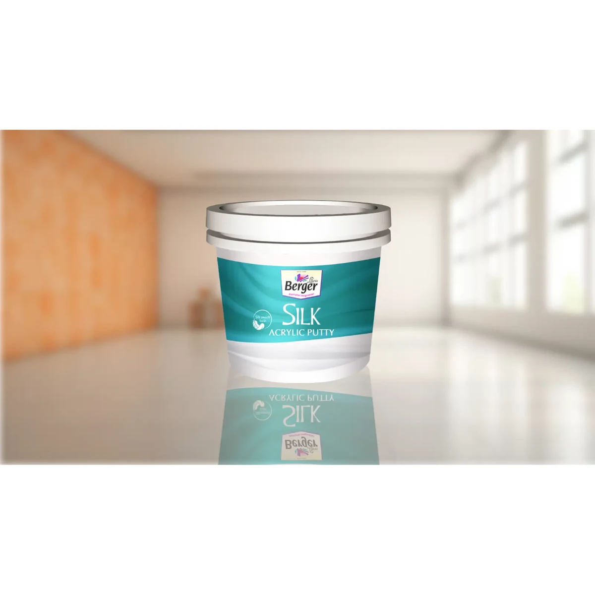 Berger Paints Silk Acrylic Putty putty & cement paint supplied by Graystone General Trading in Abu Dhabi, UAE