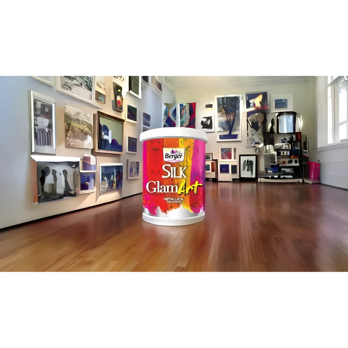 Berger Paints Silk GlamArt Metallica For Designs interior wall coatings supplied by Graystone General Trading in Abu Dhabi, UAE
