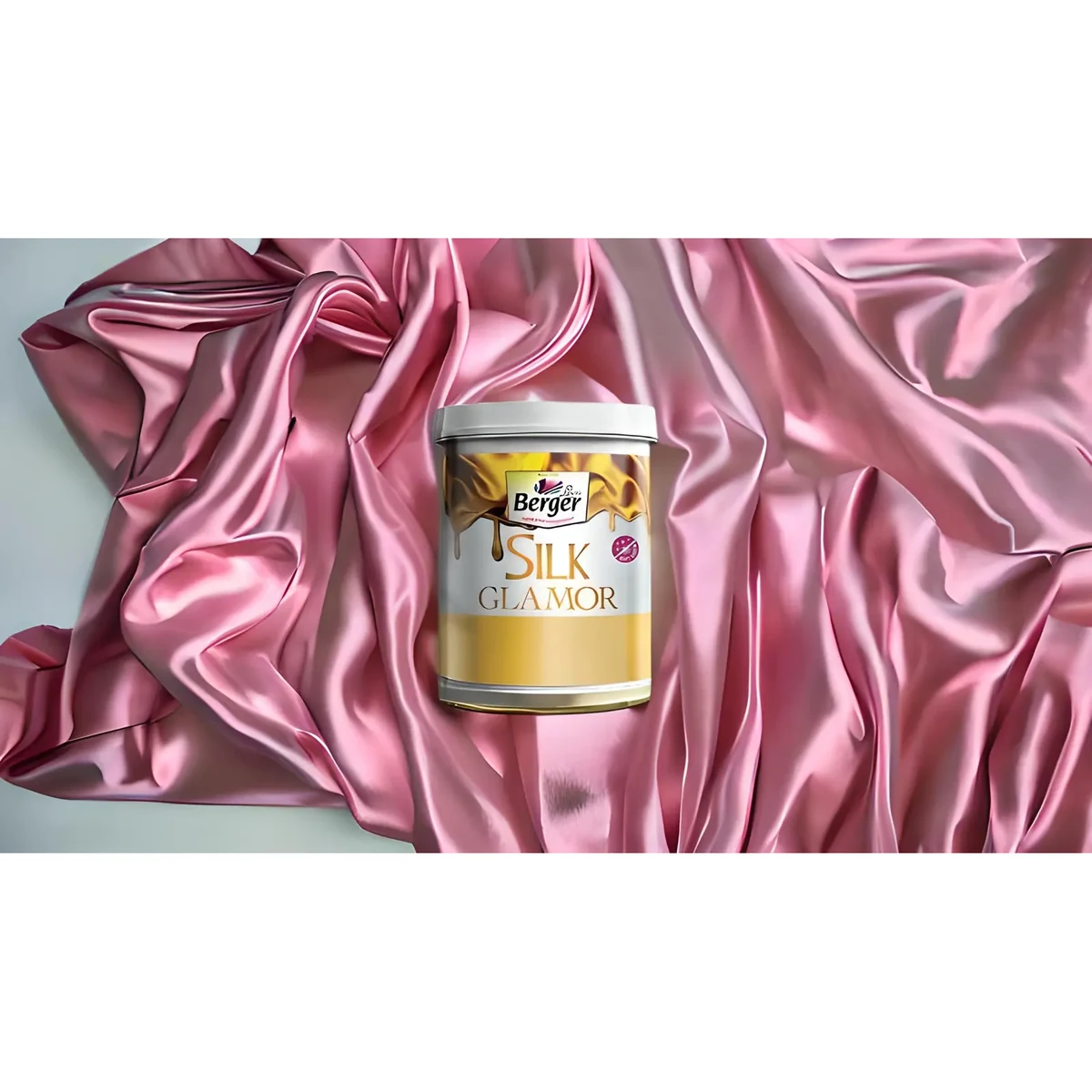 Berger Paints Silk Glamor Soft Sheen interior wall coatings supplied by Graystone General Trading in Abu Dhabi, UAE