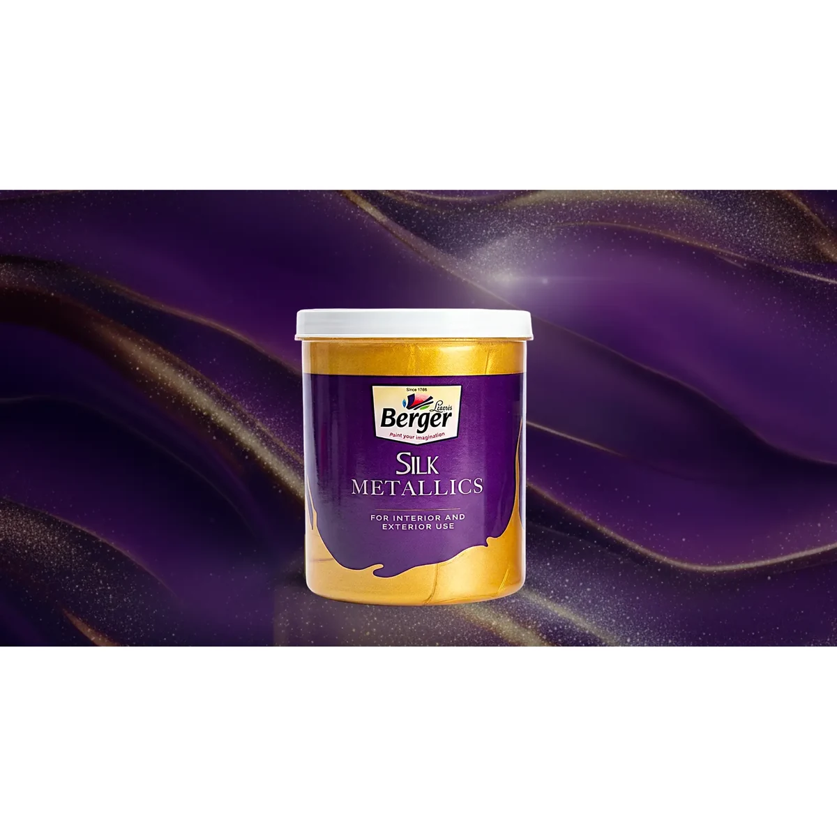Berger Paints Silk Metallics interior wall coatings supplied by Graystone General Trading in Abu Dhabi, UAE