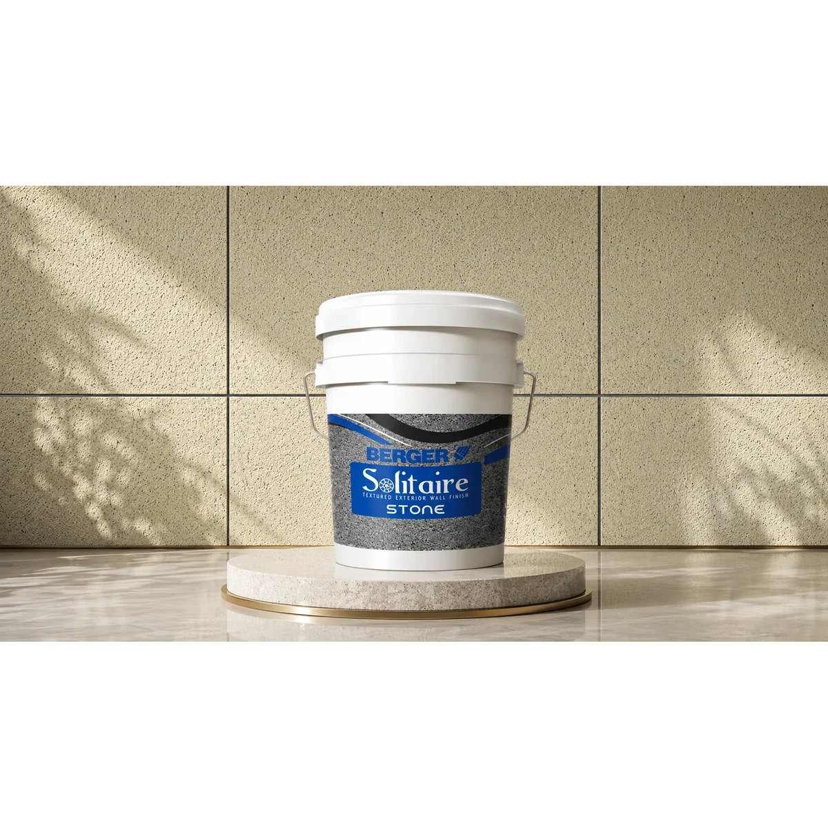 Berger Paints Solitaire Stone exterior wall coatings supplied by Graystone General Trading in Abu Dhabi, UAE