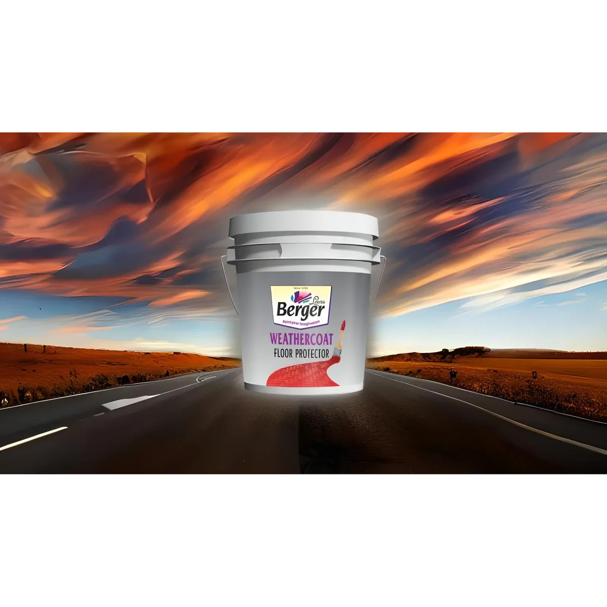 Berger Paints Weathercoat Floor Protector exterior wall coatings supplied by Graystone General Trading in Abu Dhabi, UAE