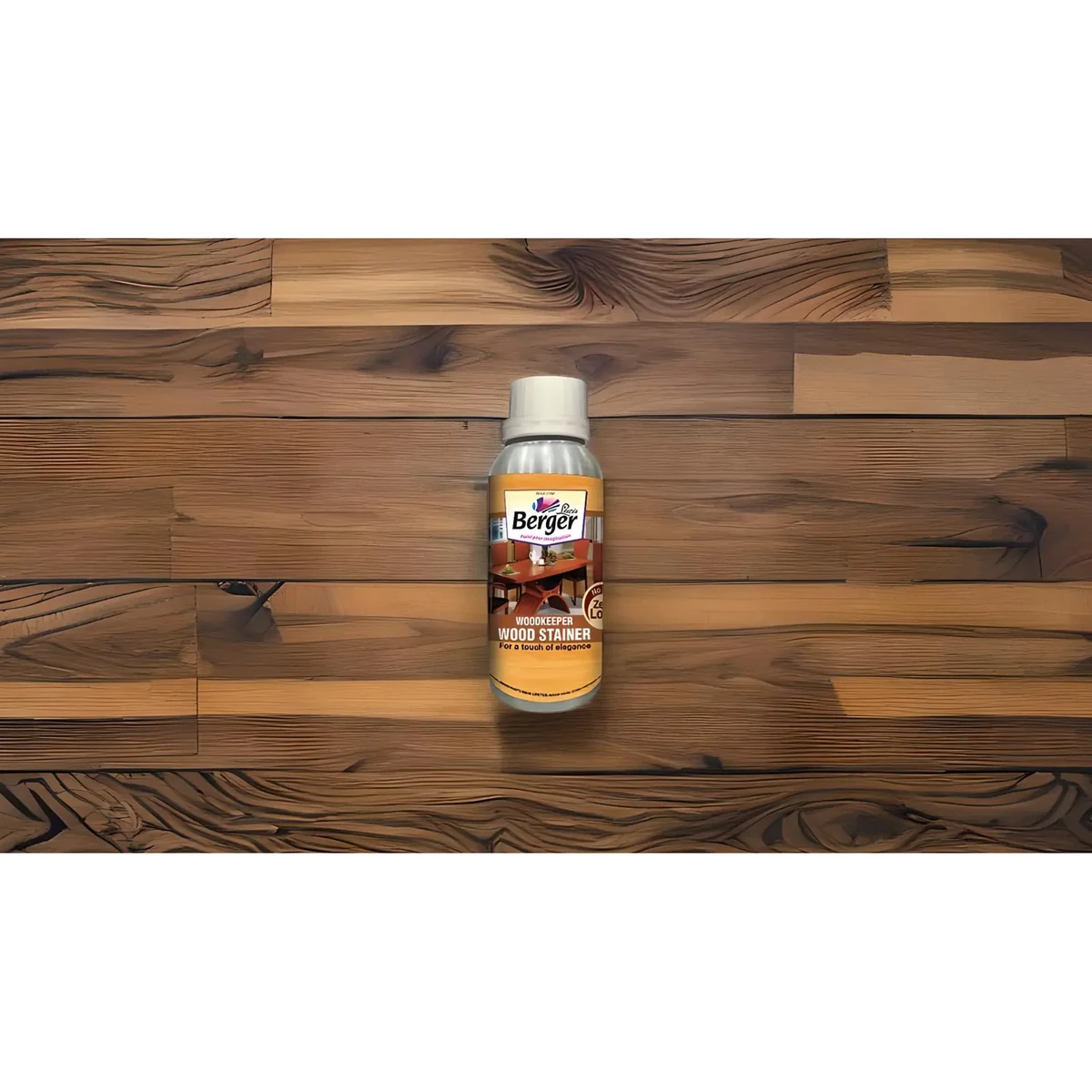 Berger Paints Woodkeeper Wood Stainer wood finishes supplied by Graystone General Trading in Abu Dhabi, UAE