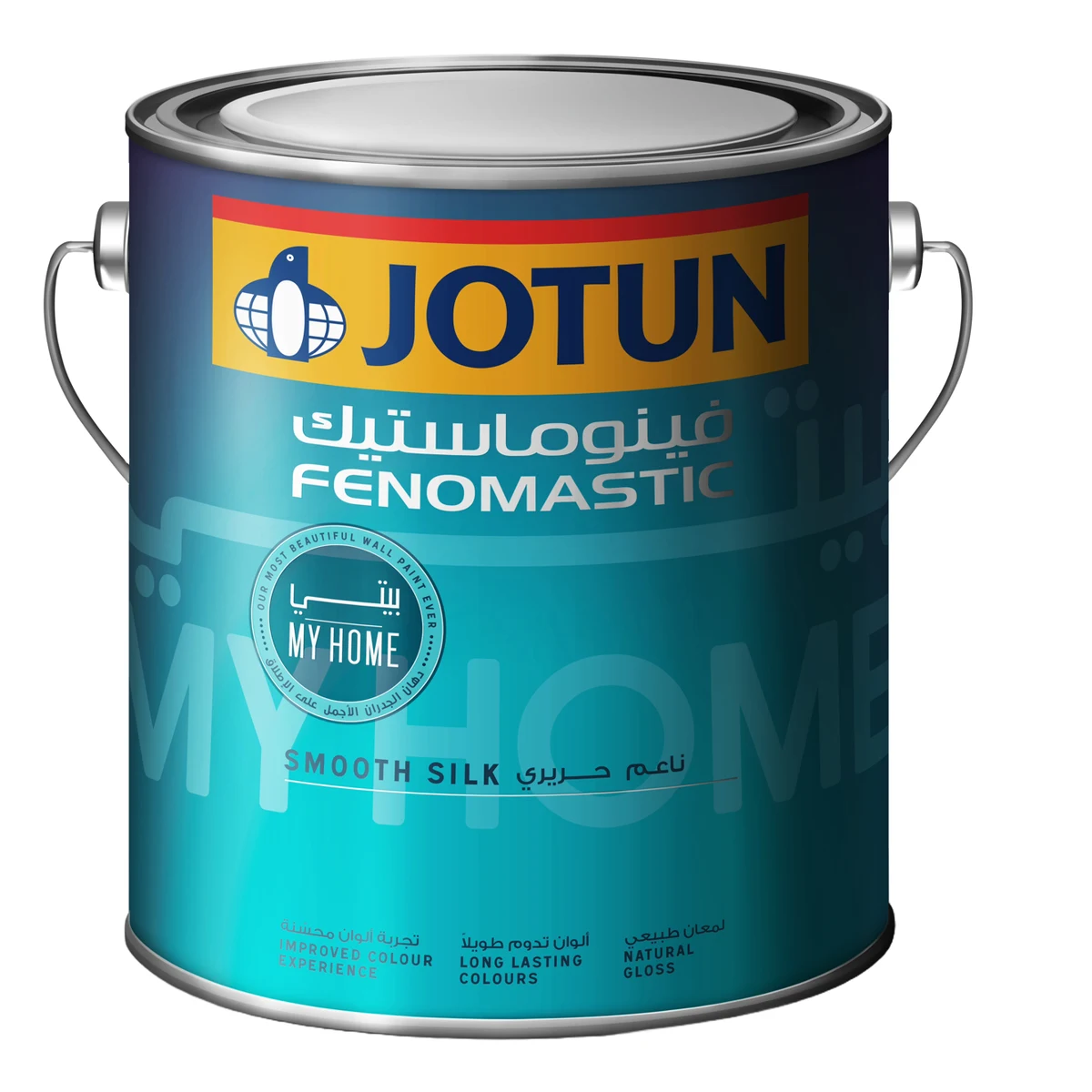 Jotun Fenomastic My Home Smooth Silk interior paints supplied by Graystone General Trading in Abu Dhabi, UAE