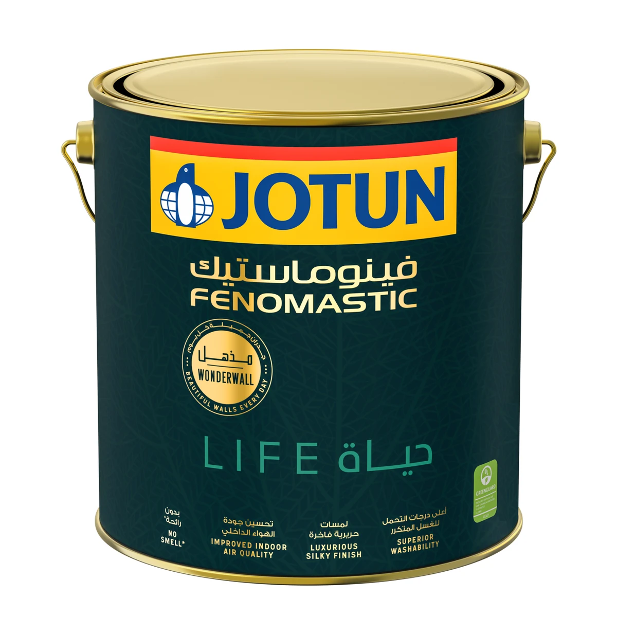 Jotun Fenomastic Wonderwall Life interior paints supplied by Graystone General Trading in Abu Dhabi, UAE