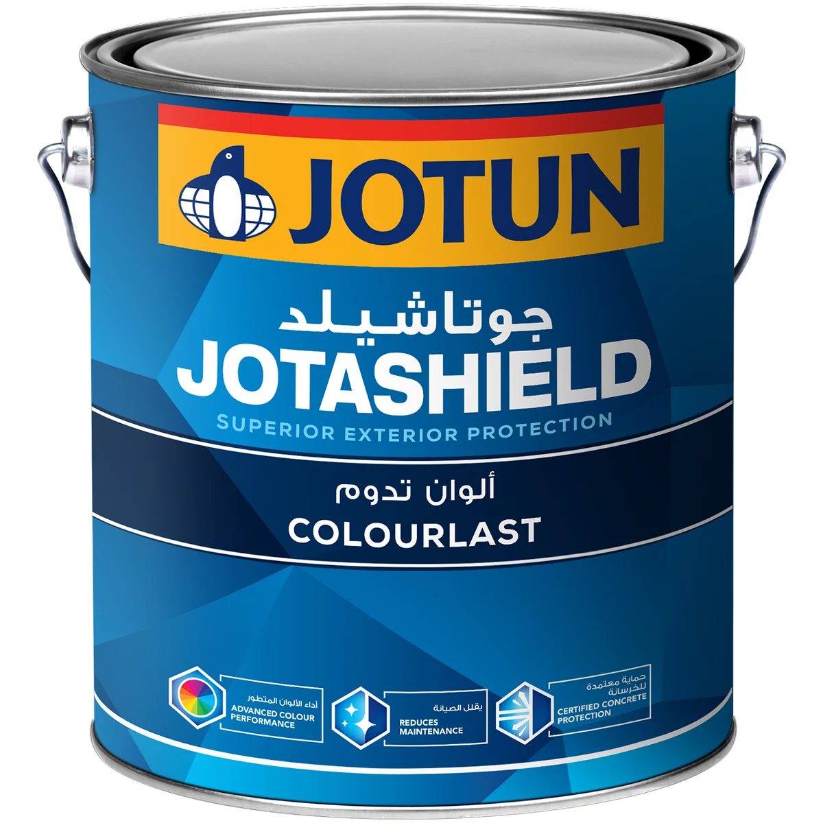 Jotun Jotashield ColourLast Silk exterior paints supplied by Graystone General Trading in Abu Dhabi, UAE