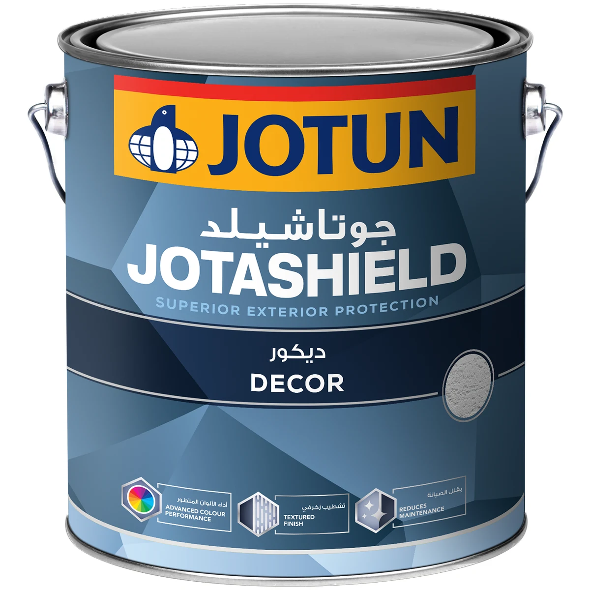 Jotun Jotashield Decor High Build exterior paints supplied by Graystone General Trading in Abu Dhabi, UAE