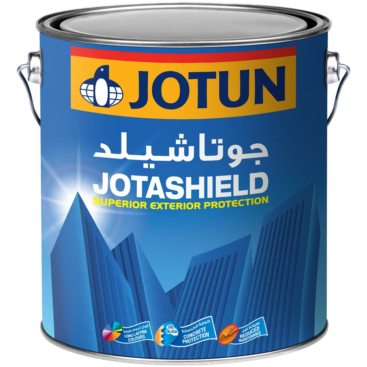 Jotun Jotashield Tex Medium exterior paints supplied by Graystone General Trading in Abu Dhabi, UAE