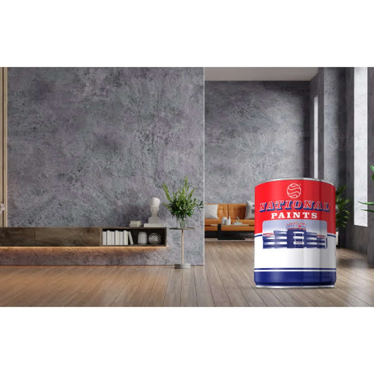 National Paints National Gloss Emulsion interior — smooth finishes supplied by Graystone General Trading in Abu Dhabi, UAE
