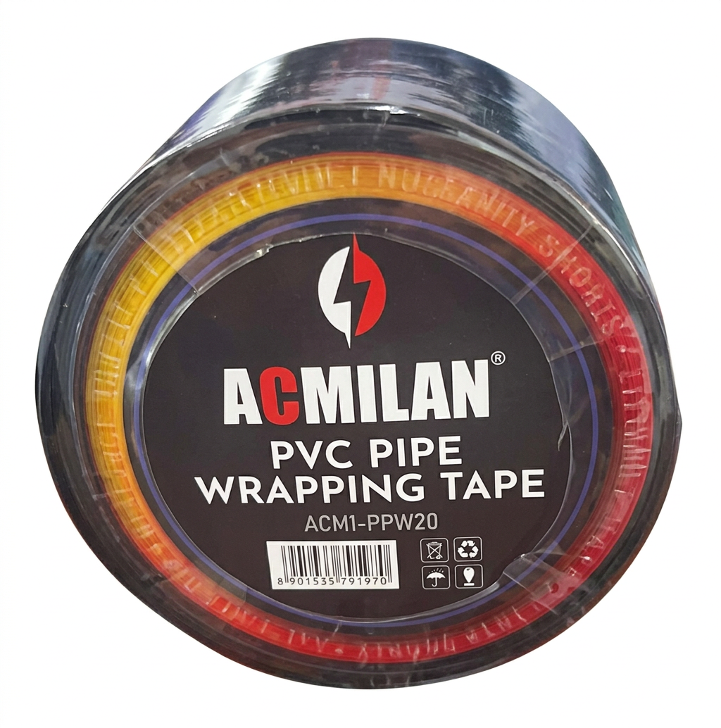 Acmilan ACM-PPW20 — PVC Pipe Wrapping Tape trunking & wiring accessories supplied by Graystone General Trading in Abu Dhabi, UAE