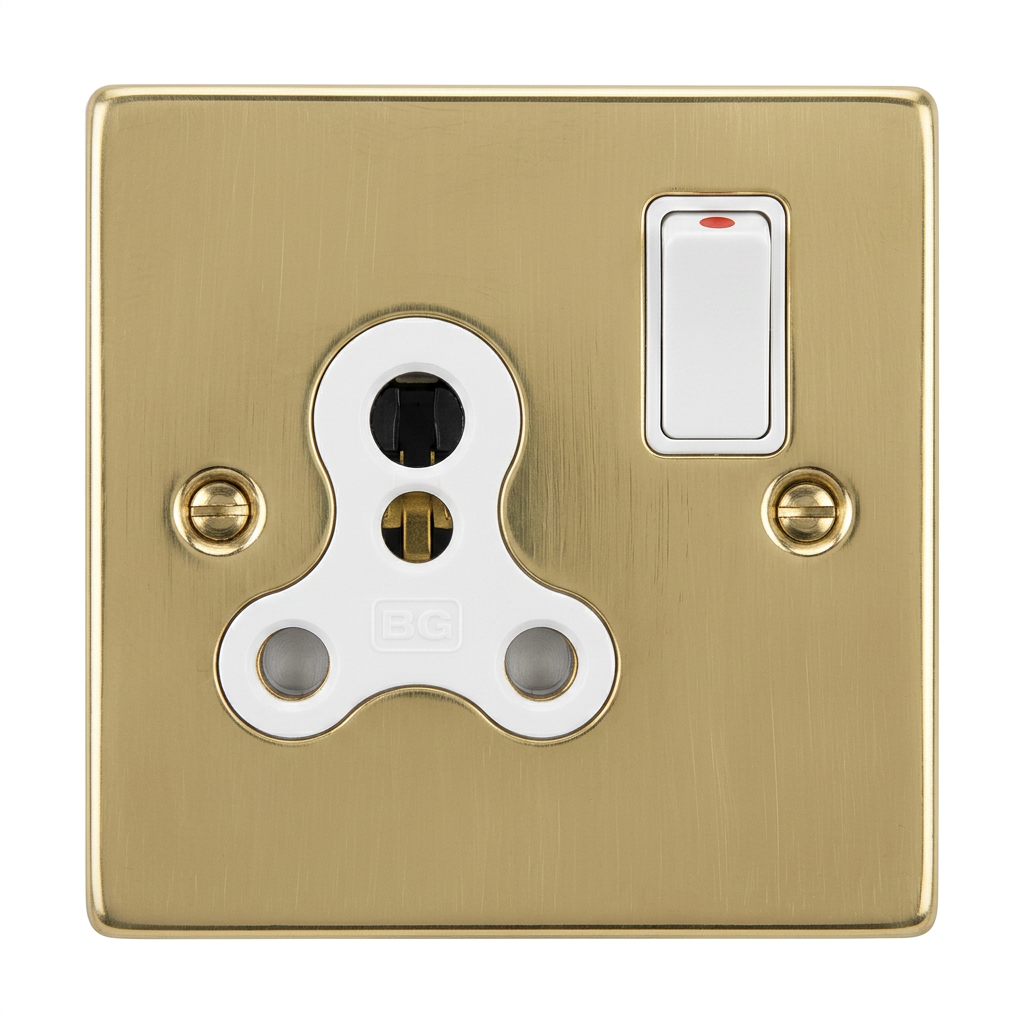 Kenwel KN-GM429 — 15A switched socket glasgow series supplied by Graystone General Trading in Abu Dhabi, UAE