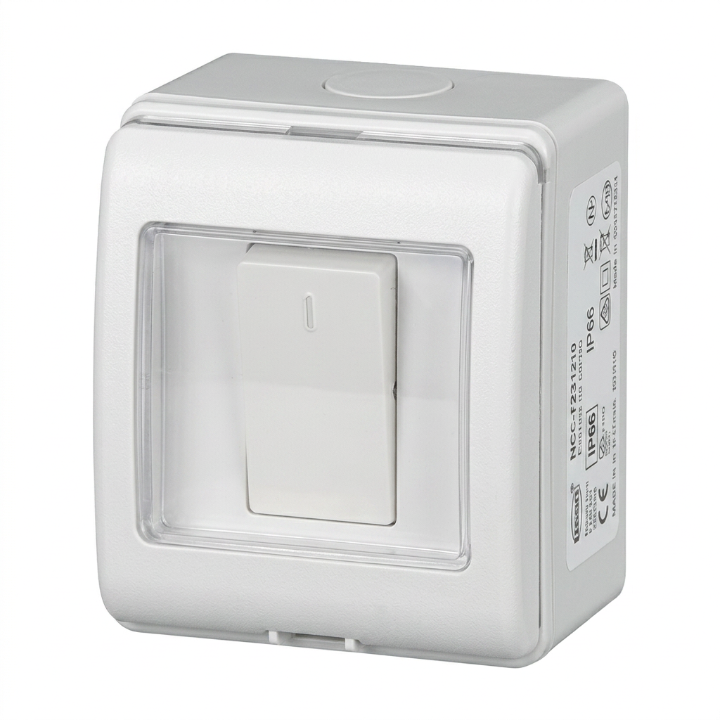 Kenwel KN302WP — 1 gang 2 way oxford series supplied by Graystone General Trading in Abu Dhabi, UAE