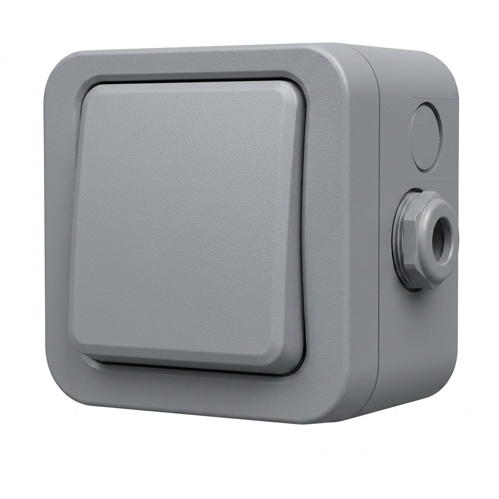 Kenwel KN302WPH — 1 gang 2 way bolton series supplied by Graystone General Trading in Abu Dhabi, UAE