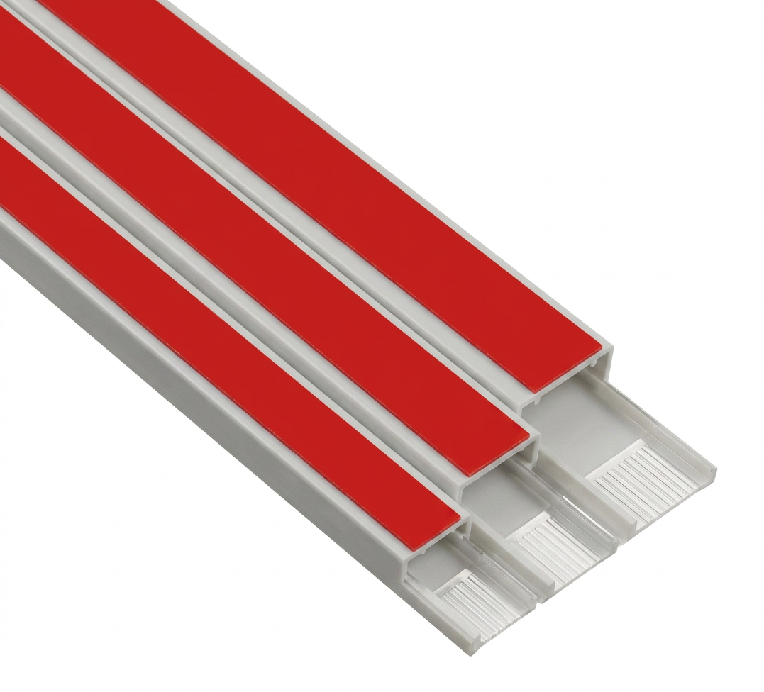 Acmilan ACHT-PTS1616 - 16x16x2900 mm PVC Trunking W-Sticker trunking & wiring accessories supplied by Graystone General Trading in Abu Dhabi, UAE