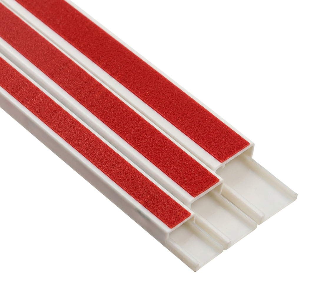 Acmilan ACHT-PTS3825 - 38x25x2900 mm PVC Trunking W-Sticker trunking & wiring accessories supplied by Graystone General Trading in Abu Dhabi, UAE